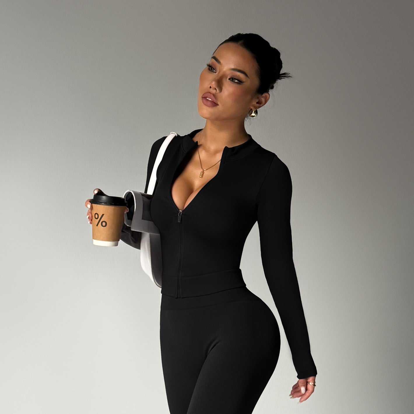 High Waist Yoga Suit Sports Fashion Casual Workout Clothes