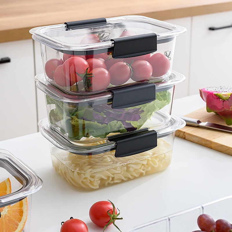 Household Kitchen Cereals Food Transparent CanBox Storage Fresh-keeping Jar